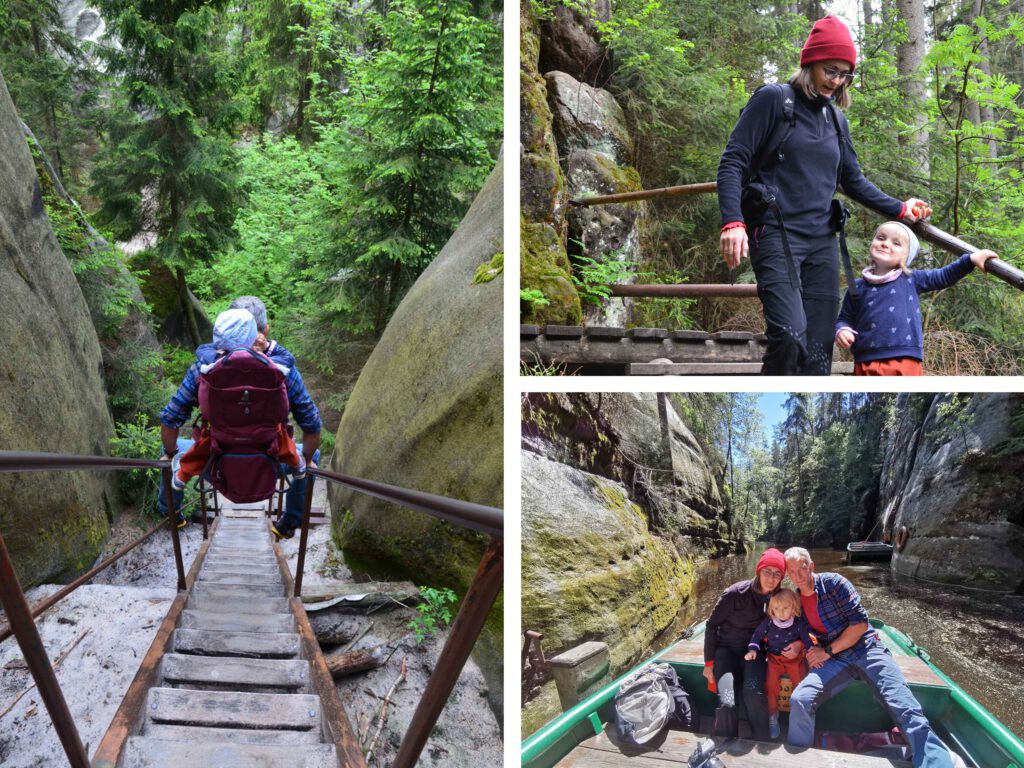 Die Wanderwege in der Felsenstadt Adersbach bieten viel Abwechslung.